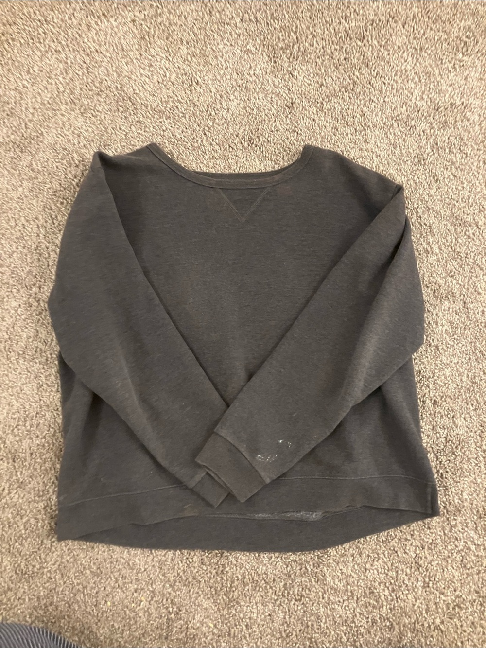 Hanes Women's Dark Gray Crewneck Sweatshirt